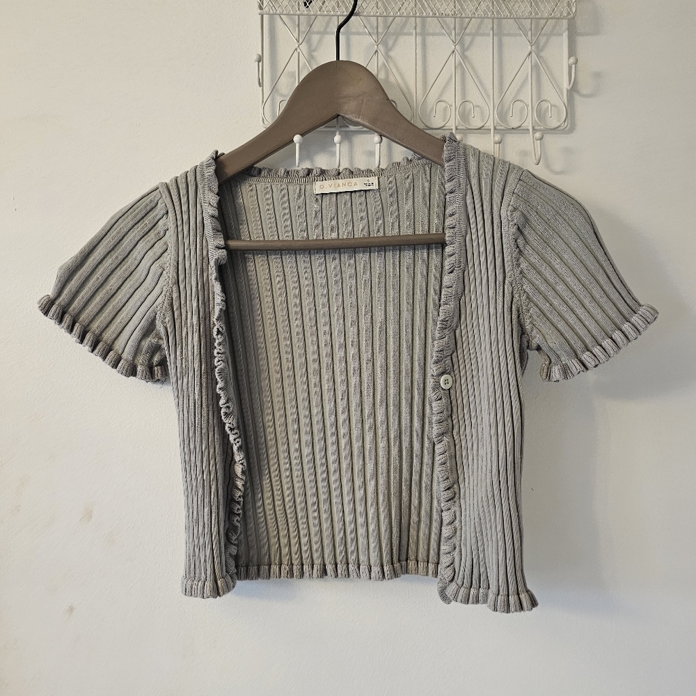 Light sage green cardigan